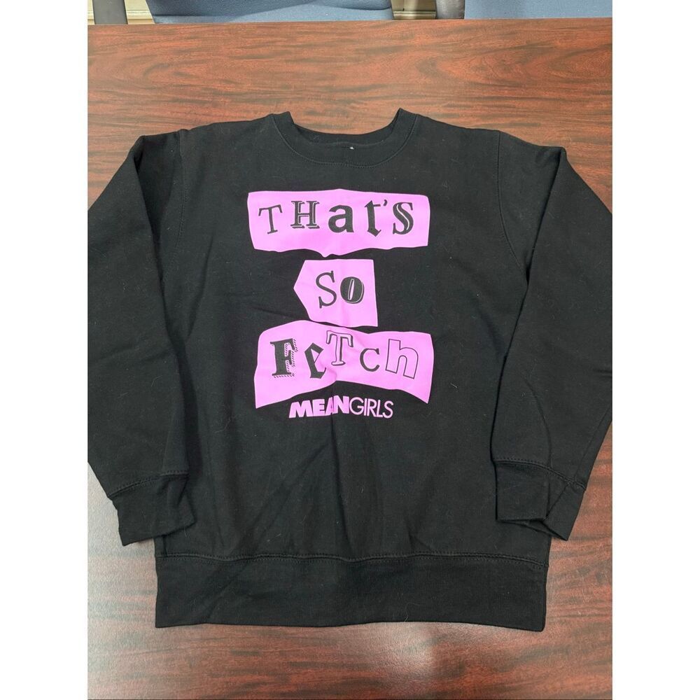 Mean Girls “That’s So Fetch” Black Crewneck Pullover Sweatshirt Size X-Small